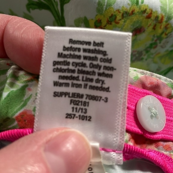 Baker by Ted Baker size 14 mint green with florals straight leg kids’ pa… - Picture 7 of 8